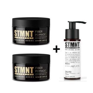 Pack 2 Pomadas Fibrosa 100ml + Champú 80ml STMNT