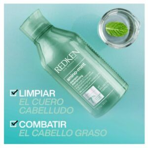 Champú Amino Mint para cuero cabelludo graso REDKEN 300ml